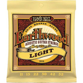 สายกีต้าร์โปร่ง Ernie Ball Earthwood Light Acoustic 80/20 Bronze