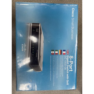 SW CISCO SMALL BUSINESS 8-PORT GIGABIT WITH QOS (SG100D-08)