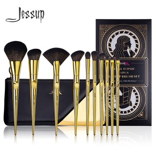 Jessup Royal Iconic 10Pcs Makeup Brush Set T317