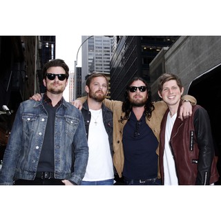 โปสเตอร์ Kings of Leon คิง ออฟ ลีออน โปสเตอร์ วอลเปเปอร์ ตกแต่งผนัง Poster โปสเตอร์วินเทจ โปสเตอร์วงดนตรี