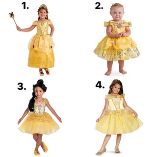 ชุดแฟนซีเด็กหญิง Princess Belle Costume ของแท้จากอเมริกา