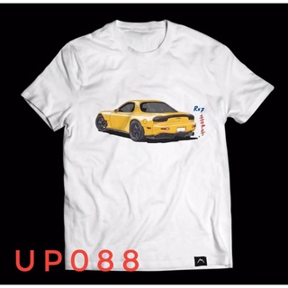 เสื้อยืดลายวาดรถยนต์ rx7 (up088)