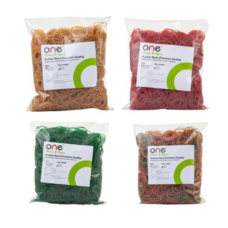 หนังยางวงเล็ก 500กรัม คละสี ONE Small rubber band 500 g. Assorted colors ONE