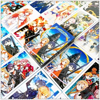 30 ชิ้น / กล่อง ✪ การ์ดโลโม่ ลายการ์ตูนอนิเมะ Sword Art Online S-1 ✪ โปสการ์ด SAO Kirito Yuuki Asuna ขนาดเล็ก 5.5 ซม.*8.8 ซม. เหมาะกับของขวัญ สําหรับสะสม