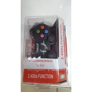 OKER W76 Gaming Joy Controller Wireless จอยเกมส์มิ่งไร้สาย จอยไร้สาย สำหรับ PC/PS3 รุ่นW76