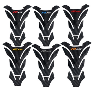 Carbon Fiber Motorcycle Tank Pad Gas Tank Cap Pad Cover  3M Decal For Yamaha YZFR15 YZF R15 YZF-R15 2013-2018