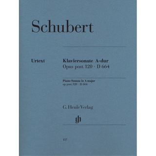 SCHUBERT Piano Sonata A major, op. post. 120 D 664 (HN157)