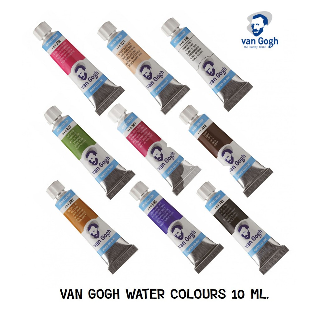 [Series 1 no.106-373 part 1/3] Van Gogh Watercolour 10 ml. I สีน้ำหลอดเดี่ยว