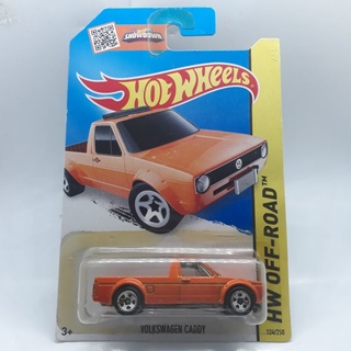 รถเหล็ก Hotwheels VOLKSWAGEN CADDY สีส้ม (ib22)