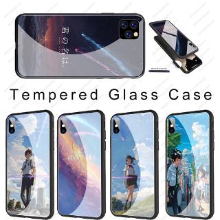 iphone Xr Xs Max X 8 7 6 6s Plus 5 5s Se Tempered Glass Case Your Name