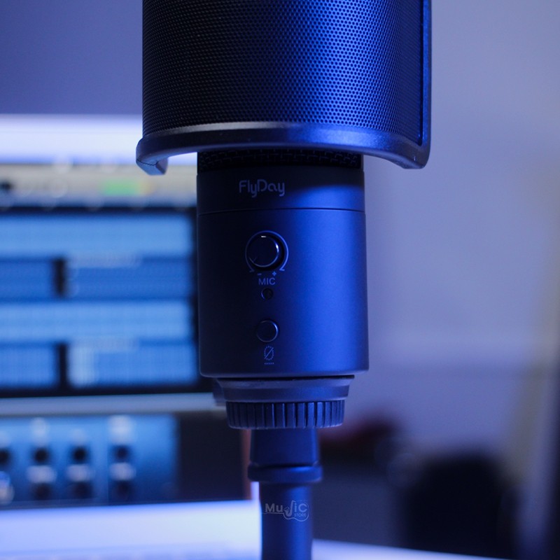 Microphone USB Condenser FlyDay รุ่น K683B (รับประกัน 1 ปี) 5Kvm