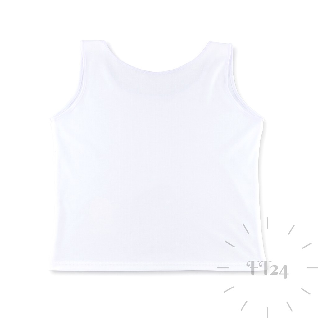 👩เสื้อกล้ามเด็กผู้หญิง-เด็กชาย แพค 2 ตัว👩 เสื้อซับในเด็ก ผ้าคอตตอน สีขาวล้วน - รูปที่ 6