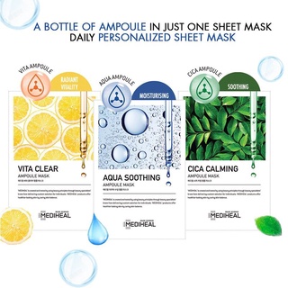 Mediheal Ampoule Mask (พร้อมส่ง/ฉลากไทย)