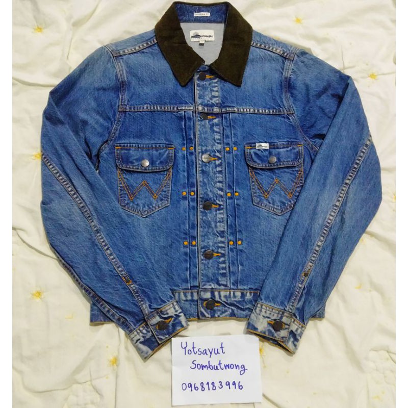 เสื้อแจ๊คเก็ตยีนส์ Wrangler ของแท้