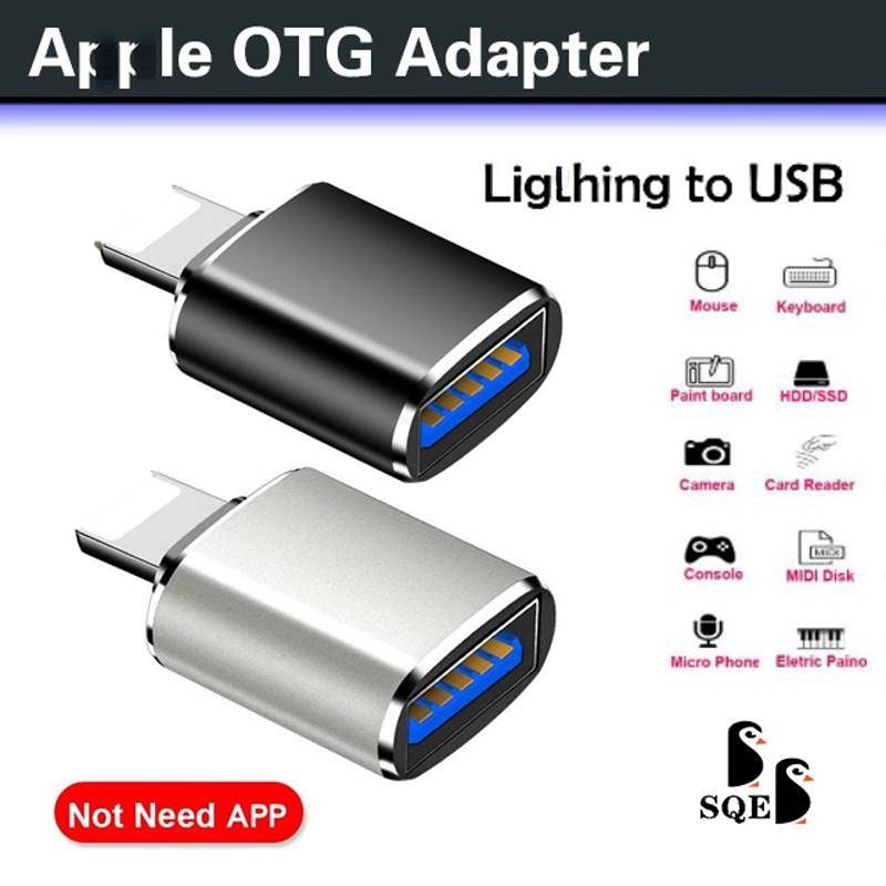 อะแดปเตอร์ Lightning Type-c เป็น USB3.0 OTG สําหรับ i13 12 11Pro X USB Disk แปลงโทรศัพท์มือถือ แท็บเล็ต และแล็ปท็อป