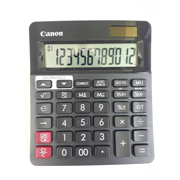 เครื่องคิดเลข CANON #AS-288R แบบตั้งโต๊ะ จอ LCD ขนาดใหญ่ แสดงตัวเลข 12 หลัก