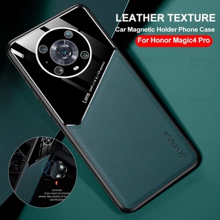 เคสโทรศัพท์มือถือหนัง กันกระแทก พร้อมที่ตั้งวางแม่เหล็ก สําหรับ Honor Magic4 Pro 5G Xonor Honr Magic 4 Lite Light 4Lite 4Pro