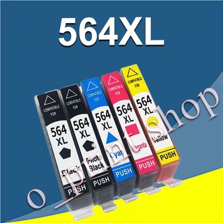 HP 564 หมึก HP564 HP564XL สีดำ HP 564XL HP 564 XL ตลับหมึกสำหรับ HP  7520 5510 6510 7510 5515 7515 5520 6520