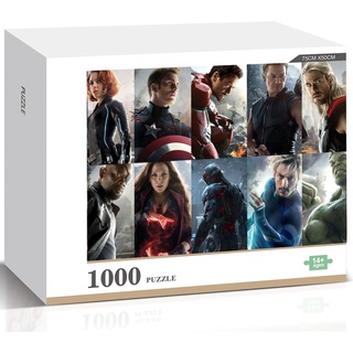 จิ๊กซอว์ไม้ปริศนา ลายภาพยนตร์มาร์เวล The Avengers 2022 1000 ชิ้น