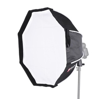 TRIOPO 65cm Foldable 8-Pole Octagon Softbox with Soft Cloth Handle for Godox Yongnuo Andoer On-camera Flash Light