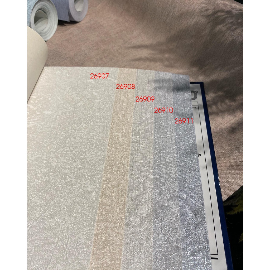วอลเปเปอร์ติดผนังสไตล์โมเดิร์น พื้นผิวสัมผัส texture กดลายนูน ให้ความคมชัดละเอียด