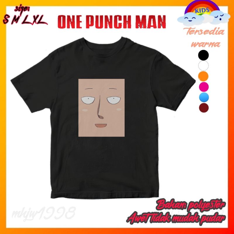 เสื้อยืดไซตามะสําหรับเด็ก เสื้ออนิเมะ distro saitama/เสื้อ sitama oppai/one punch man saitama เสื้อย