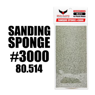 [ZEON PLAMO] 80.514 ฟองน้ำกระดาษ กระดาษทราย Sandion Sponge #3000 [SKULL COLOR]