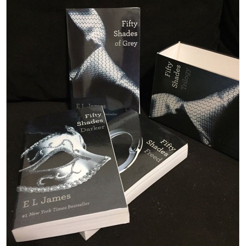 (English) Novel Fifty Shades Of Gray E.L James Fifty เฉดสีเฉดสีเข้มสําหรับติดรถยนต์ babynaura
