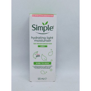 พร้อมส่ง✅ไม่มีขายในไทย ‼️ Simple Hydrating Light Moisturiser 125ml