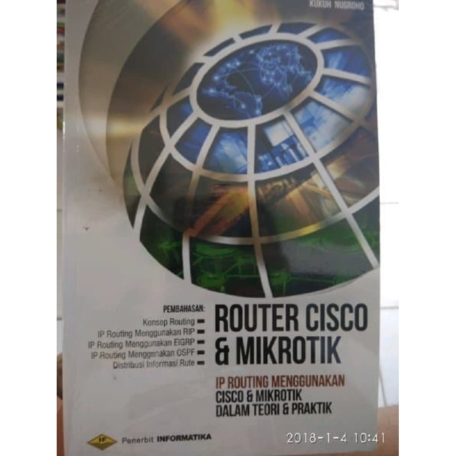 หนังสือ ผู้เริ่มต้น Mikrotik: เราเตอร์ Cisco & Mikrotik IP Roouting