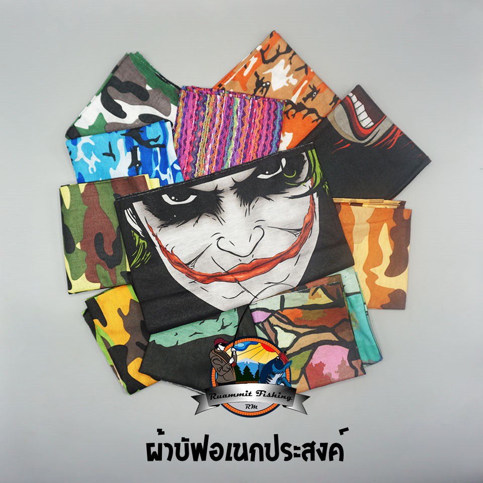 Musion ผ้าบัฟอเนกประสงค์กันฝุ่น ผ้าโพกหัว กันแดดUV UPF50+
