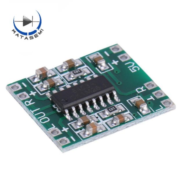 pam 8403 โมดูลขยายเสียงดิจิตอลขนาดมินิ 2x3 w สเตอริโอ 2.5V ถึง 5V Power Amplifier