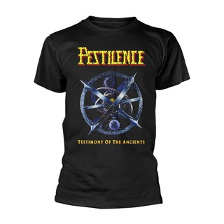 [COD]เสื้อยืดแฟชั่น พิมพ์ลาย Pestilence Testimony Of The Ancients 2 คุณภาพสูงS-5XL