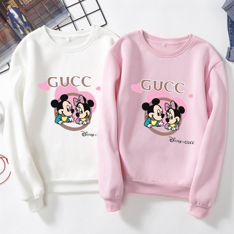 BK-04-O เสื่อแขนยาวคอกลม พิมพ์ลายการ์ตูนน่ารัก มีไซส์ครบ สีให้เลือก เสื้อกันหนาวแฟชั่นเกาหลี
