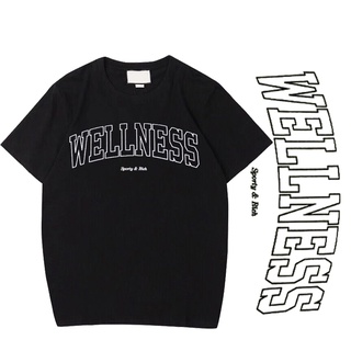 [ของแท้ 100%] เสื้อยืด SPORTY &amp; RICH Wellness Ivy T-Shirt Navy