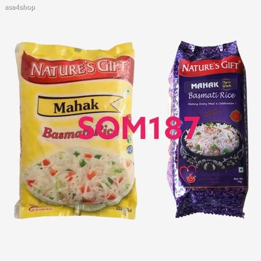 ส่งของที่กรุงเทพฯข้าวบาสมาตี Mahak 1 กิโลกรัม -- Nature’s Gift Mahak Basmati Rice1 KG