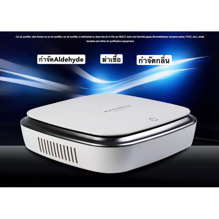 นิยม! เครื่องฟอกอากาศในรถ เครื่องกรองอากาศpm2.5 Air Purifier anti virus เครื่องฟอกอากาศอัจฉริยะ(สินค้า) ขายดี!