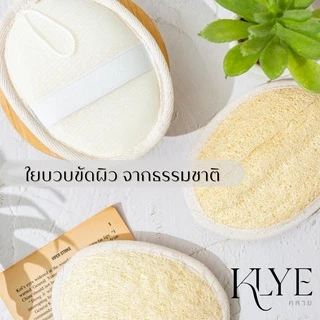 KLYE /คลาย/ ใยบวบขัดผิว มีสายคาด Loofa Scrubber ใยบวบ ขัดตัว ขัดผิวกาย อ่อนโยน จากธรรมชาติ ไม่บาดผิว
