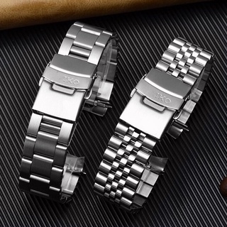 （1PCS）สายนาฬิกา สำหรับ Seiko skx007,009,SRPD 5 ฟรี22MM.สปริงบาร์และปากกาถอดสาย