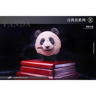 Mostoys MS2107B สีดำ 1/6 : Panda Head Figuer