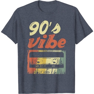 90s Vibe เสื้อยืดลําลอง แขนสั้น พิมพ์ลาย 90s สไตล์วินเทจ ย้อนยุค คุณภาพสูง