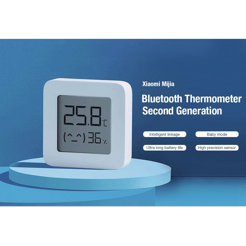 นาฬิกาเรืองแสง นาฬิกาแขวนผนังเรืองแสง Xiaomi Thermometer 2 Temperature and Humidity Sensor เครื่องวัดอุณหภูมิและความชื้น