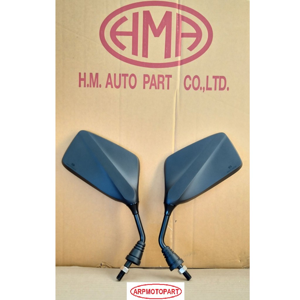 กระจก มองหลัง (ขาดำ) ยามาฮ่า อาร์เอ็กซ์เค อาร์เอ็กซ์เเซด RXK RXZ ใส่ YAMAHA ได้ทุกรุ่น #ขายเป็นคู่