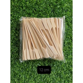 TREE ไม้ชายธง ไม้ธงเสียบอาหาร ไม้เสียบหมูปิ้ง ขนาด 9CM,12CM,15CM และ18CM (แพ็คละ 100 ชิ้น)