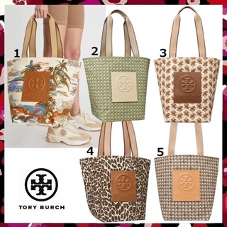 พร้อมส่ง 🔥Sale 5299🔥งาน Shop Tory Burch Grafie Printed Canvas Tote