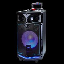 Music D.J. M-7000IT ลำโพงล้อลากขนาดใหญ่ 12 นิ้ว 12000 วัตต์ P.M.P.O. - สีดำ