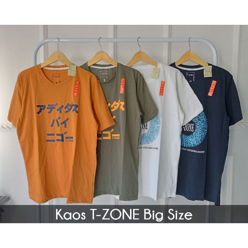 Kaos BiG ไซส์ T-Zone 2XL,3XL,4XL (สุ่มลาย)