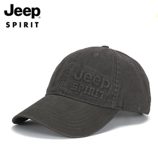 Jeep Spirit หมวกเบสบอล ผ้าฝ้าย ป้องกันแดด เหมาะกับใส่กลางแจ้ง สําหรับผู้ชาย และผู้หญิง