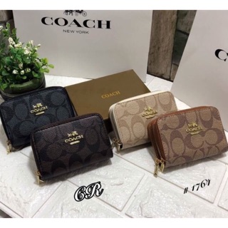 กระเป๋าสตางค์ Coach ใบสั้น 2 ซิปคู่✨สวยหรู งานดี พรีเมี่ยม