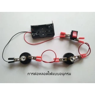 ชุดทดลองการต่อวงจรไฟฟ้าแบบอนุกรมและขนาน วงจรไฟฟ้าพื้นฐาน